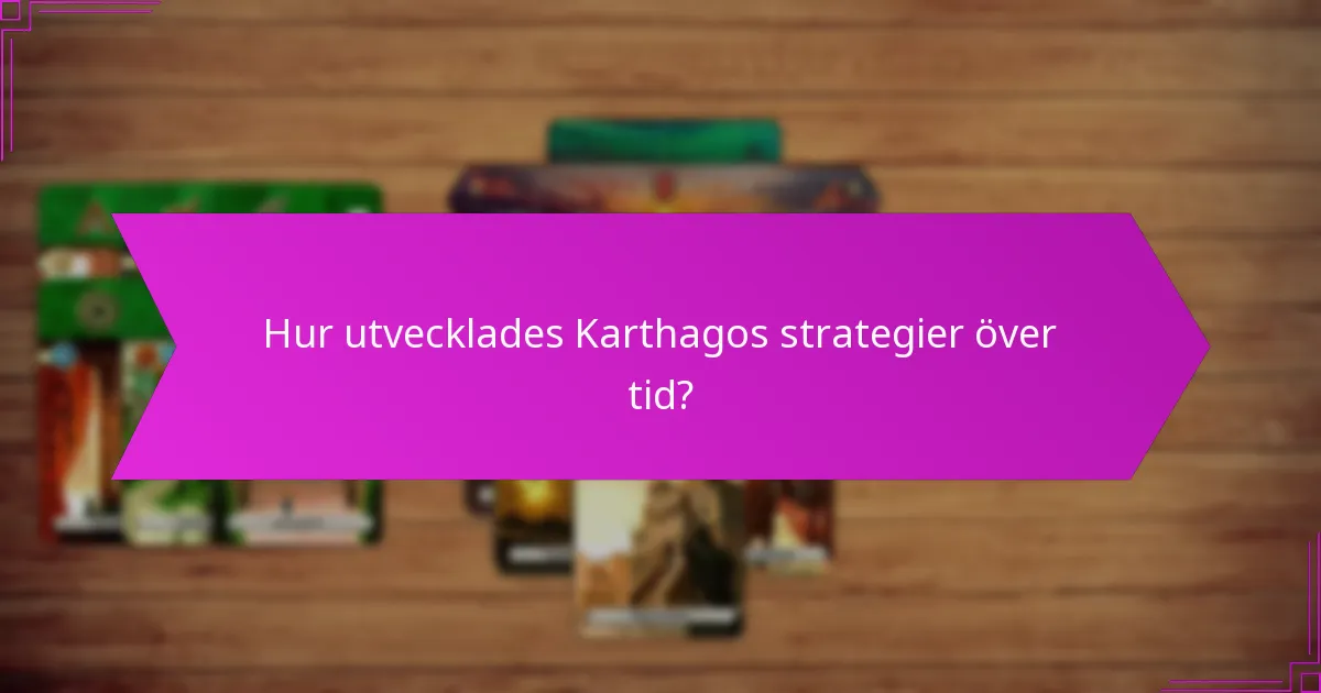 Vilka resurser kontrollerade Karthago för militär fördel?