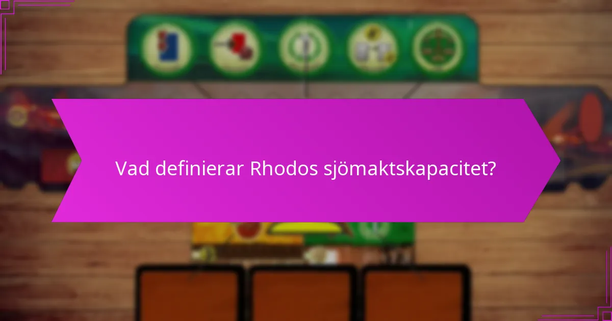 Vilka tidsbundna fördelar hade Rhodos?