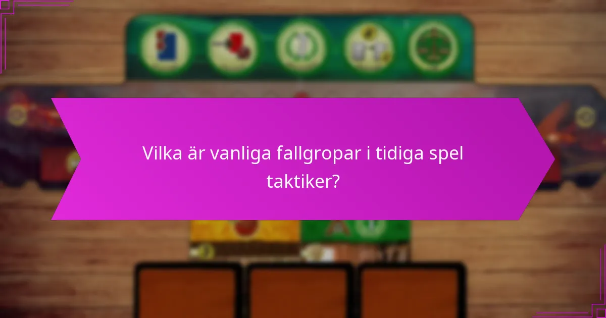Hur analyserar och lär man sig av tidiga spelresultat?
