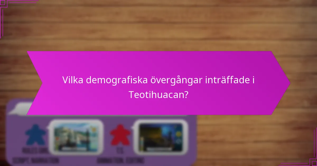 Vilka arkeologiska fynd belyser Teotihuacans historia?