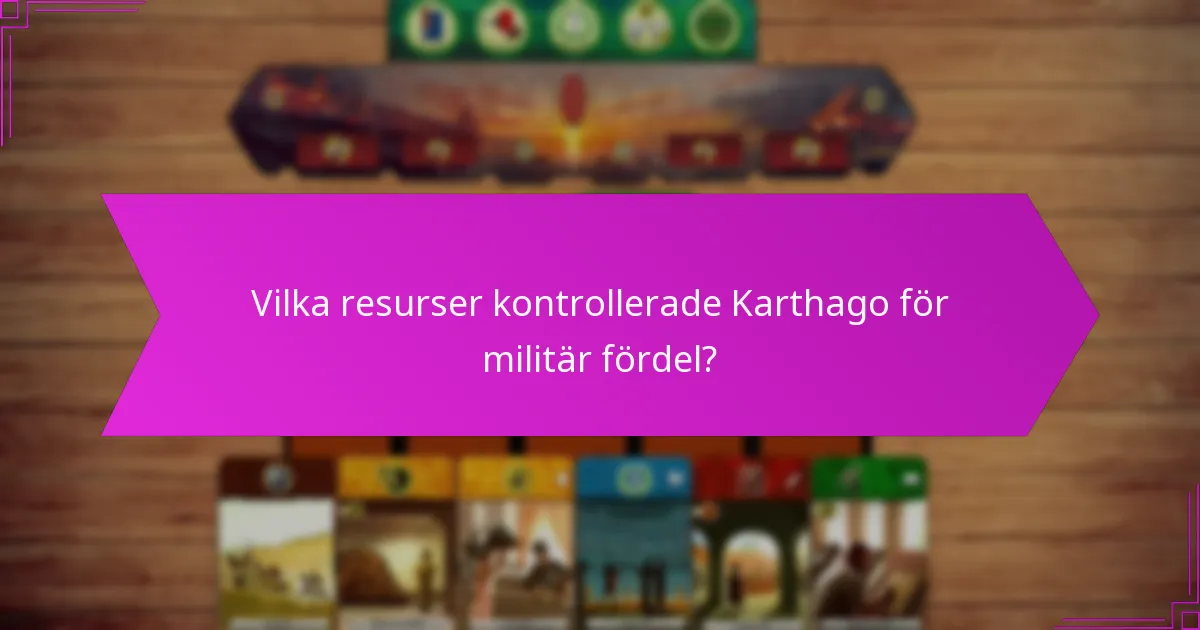 Vilka var konsekvenserna av Karthagos militära expansion?